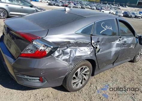 2017 Honda Civic Ex from USA, damaged, VIN 2HGFC2F74HH570108